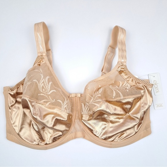 Elomi Caitlyn Underwire Side-Support Bra EL8030 Full Cup Beige Multi Sizes NWT - Picture 4 of 10
